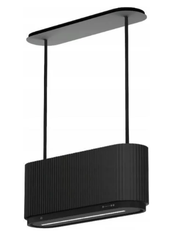 Okap wyspowy Ciarko Design MONO W Black/Black pochłaniacz