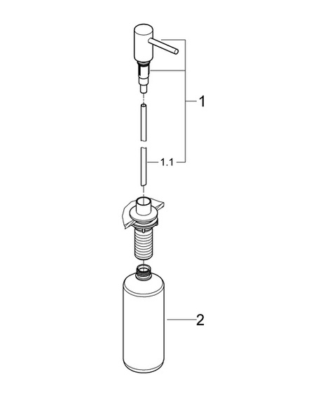 Dozownik Cosmopolitan Grohe 40535AL0