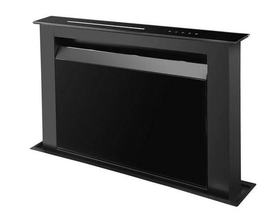 Okap blatowy Ciarko Moondraft  Czarny Mat/Czarne szkło 60cm wyciąg