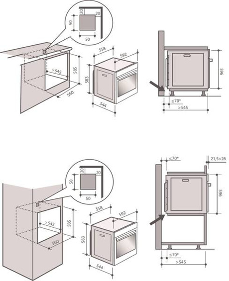 Piekarnik De Dietrich DOP8785A pyroliza