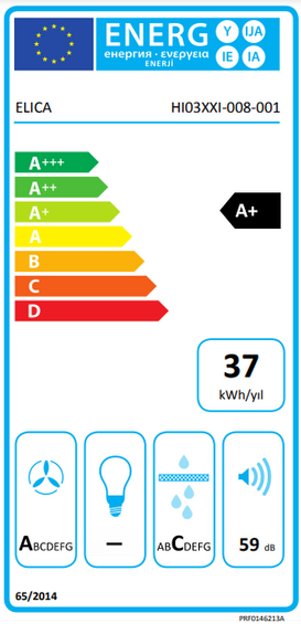 Płyta z okapem Elica NIKOLATESLA SWITCH WH/F/83 biały PRF0146213A (pochłaniacz)