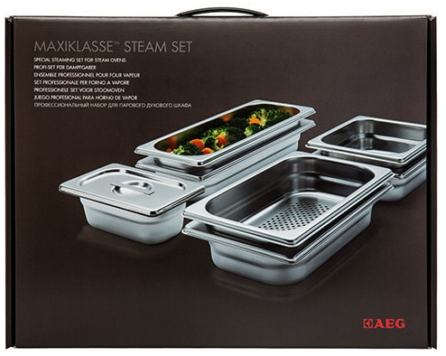 Wysyłka 24h! Zestaw naczyń do gotowania na parze AEG A9OZS10 
