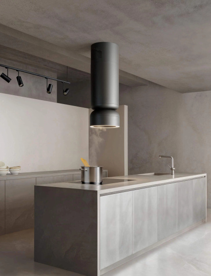 Okap wyspowy Ciarko Design ICON Anthracite wyciąg