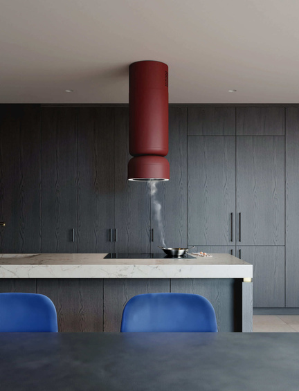 Okap wyspowy Ciarko Design ICON Black pochłaniacz