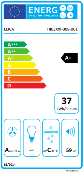 Płyta z okapem Elica NIKOLATESLA SWITCH WH/A/83 biały PRF0146216A (wyciąg) 