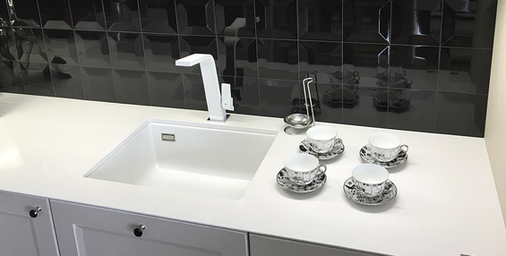 systemceram MERA 50 U zlewozmywak ceramiczny Satin 20