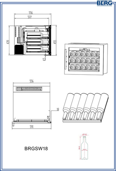 Winiarka Berg BRGSW18