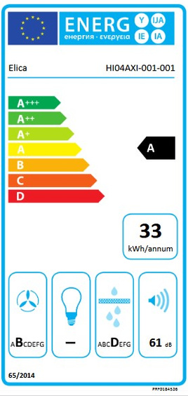 Płyta z okapem Elica NIKOLATESLA FIT 3Z BL/A/60 PRF0184526 czarny