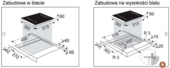 Płyta indukcyjna De Dietrich DPI4230HT 38 cm czarna