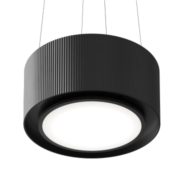 Okap wyspowy Ciarko Design MONO LIGHT Black 80 cm