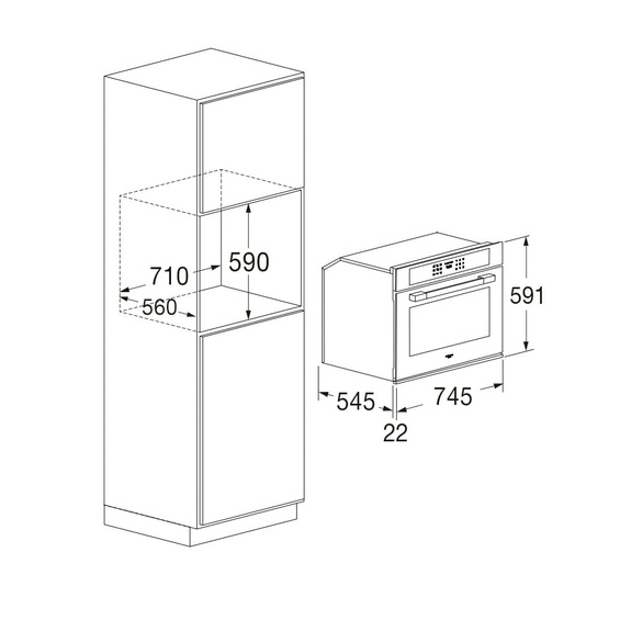Piekarnik Fulgor Milano FUTO 7515 TEM IX