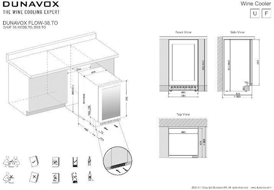 Winiarka Dunavox DUNAVOX DAUF-38.100DB.TO