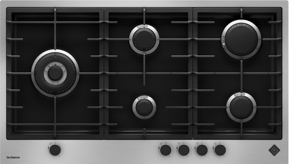 Płyta gazowa De Dietrich DPE4929XF 90 cm stal nierdzewna