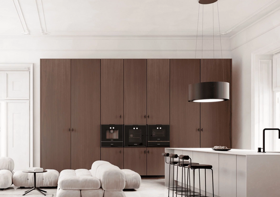 Okap wyspowy Ciarko Design MONO LIGHT Ecru 60 cm