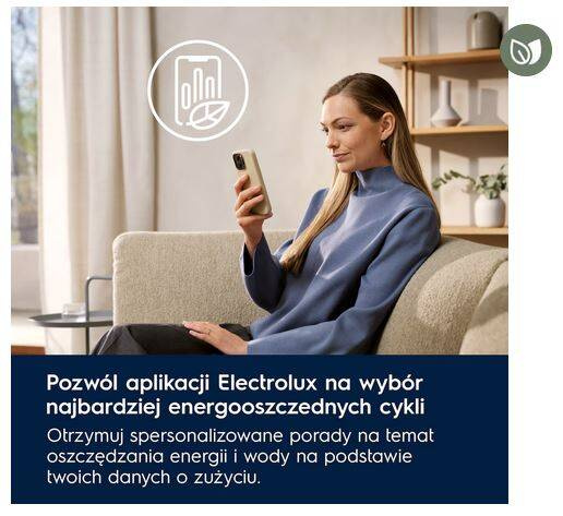 Suszarka z pompą ciepła Electrolux 800 UltraCare ProSteam AbsoluteCare 9 kg EW8D595MCP