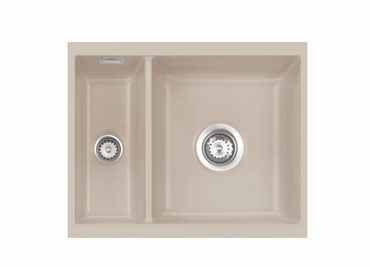 systemceram MERA 60 U zlewozmywak ceramiczny Fango 23