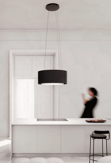 Okap wyspowy Ciarko Design MONO LIGHT Gold 60 cm