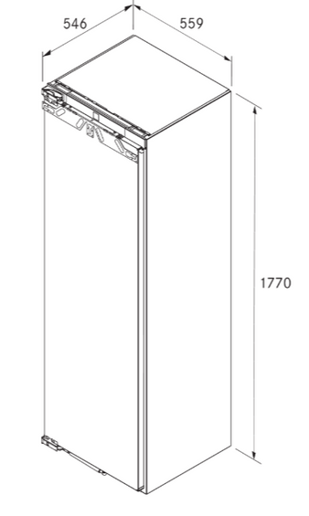 Zamrażarka z podłączeniem do wody Bora Freeze z pakietem Best F178GWS2