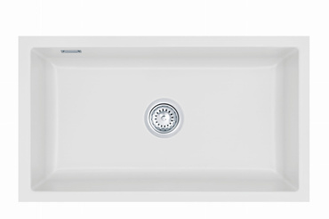 systemceram MERA 80 U zlewozmywak ceramiczny Satin 20