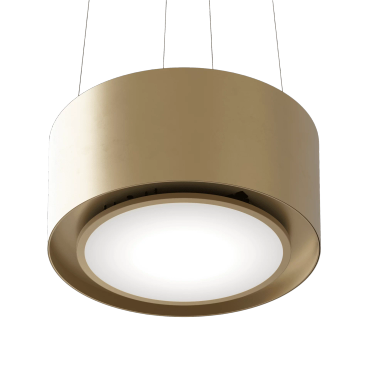 Okap wyspowy Ciarko Design PIU LIGHT Gold 60 cm