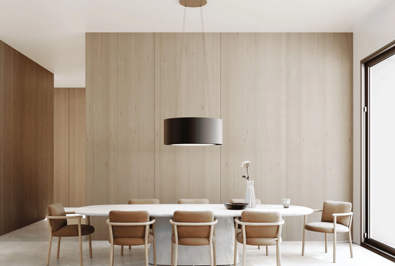 Okap wyspowy Ciarko Design MONO LIGHT Ecru 80 cm