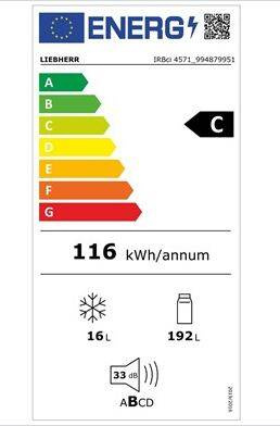 Chłodziarka Liebherr IRBci 4571 Peak BioFresh 