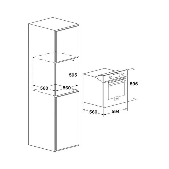 Piekarnik Fulgor URBANTECH FUO 6009 MT MBK 60 cm