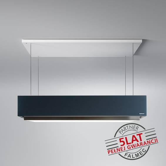 Okap sufitowy Falmec Levante Circle.Tech Isola 120 czarny 600 m³/h z pilotem