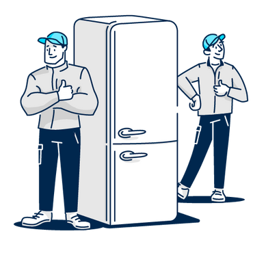 Usługa transportowa - wniesienie lodówki do 60cm