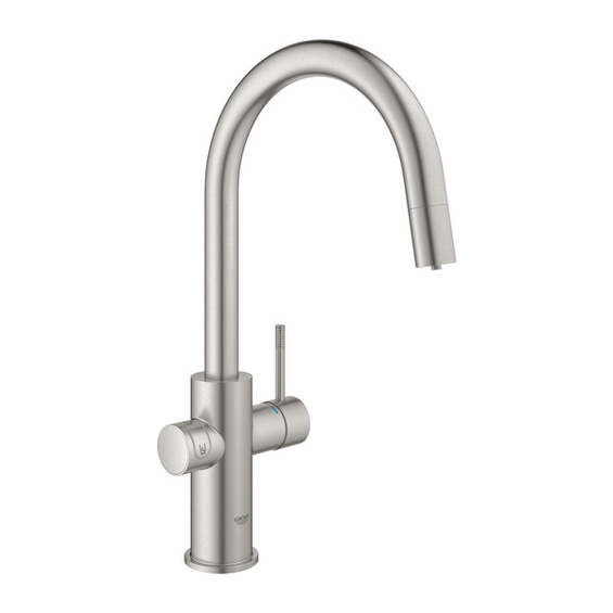 GROHE Blue Home Zestaw startowy z wylewką w kształcie C - stal nierdzewna nr. 31541DC0