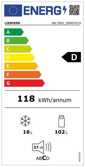 Chłodziarka Liebherr IRd 3901 Pure 