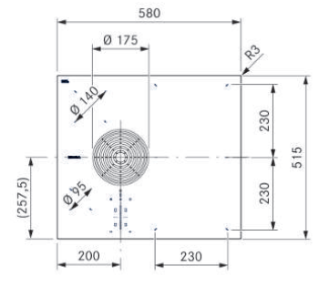 BORA S Pure Rough matowa płyta indukcyjna ze zintegrowanym wyciągiem oparów - powietrze w obiegu zamkniętym PURSU2R
