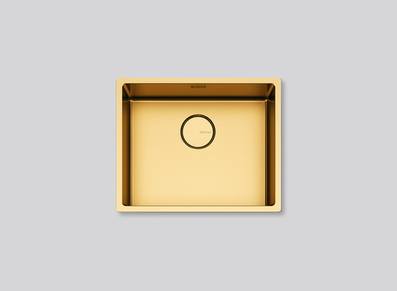 Zlew Falmec Como 50 PVD ORO złoty wpuszczany/nakładany/podwieszany