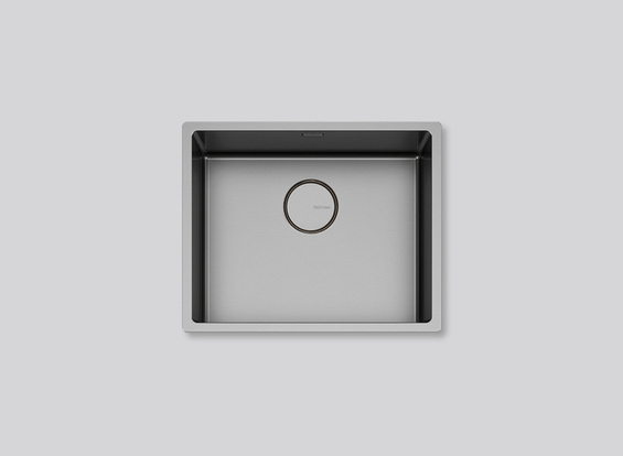 Zlew Falmec Como 50 PVD GUNMETAL wpuszczany/nakładany/podwieszany