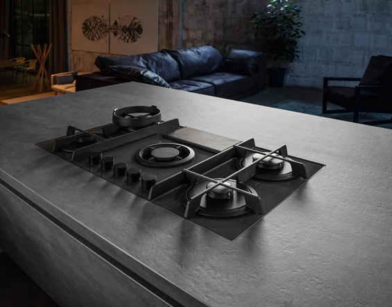 Płyta z okapem Elica NIKOLATESLA FLAME EVO GR/A/88 PRF0196343 szary