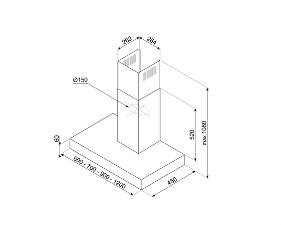 Okap Smeg KBT700XE