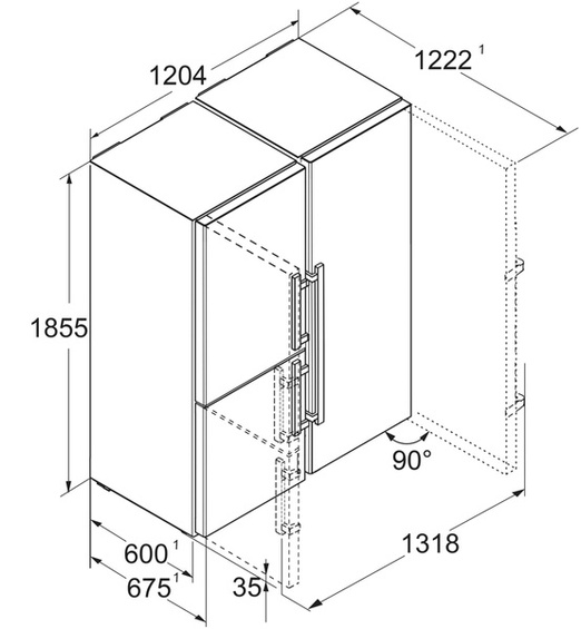Zestaw Liebherr XRCsd 5255 Prime BioFresh NoFrost