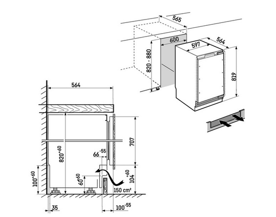 Chłodziarka zewnętrzna Liebherr UORpr 365i prime