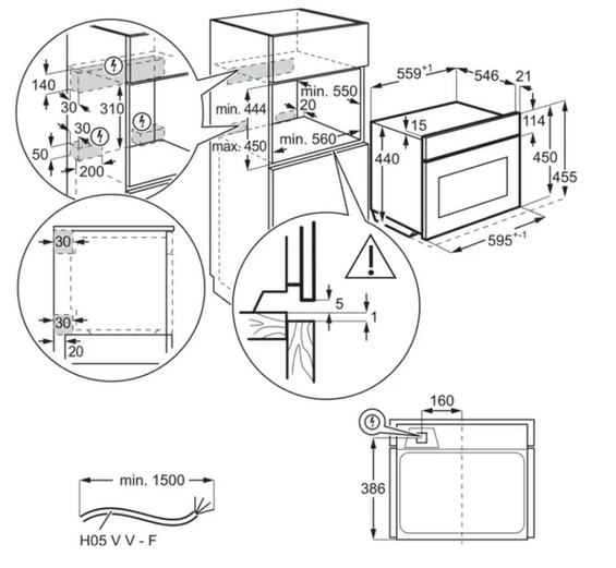 Kompaktowa mikrofala Electrolux EVM8E08Z