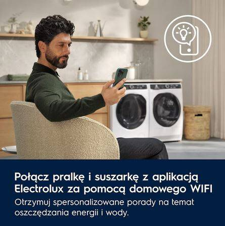 Suszarka z pompą ciepła Electrolux 700 DelicateCare 9 kg EW7D597UCP