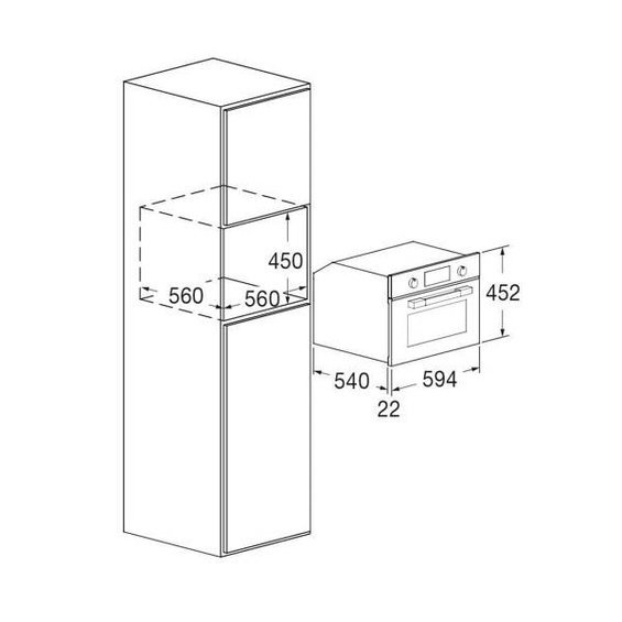 Kuchenka mikrofalowa z grilem Fulgor FU-FUGMO 4505 MT