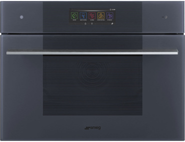 Piekarnik z funkcją pary i mikrofali Smeg SO4106WAPG Linea