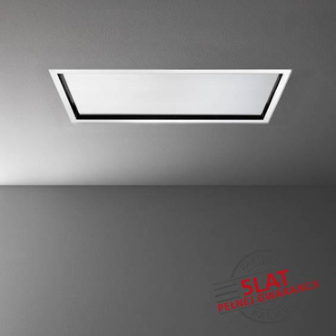 Okap sufitowy Falmec Nube evo 90 biały - korpus bez silnika, z pilotem