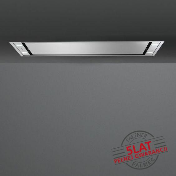 Okap sufitowy Falmec Stella Plus 120 inox - korpus bez silnika, z pilotem