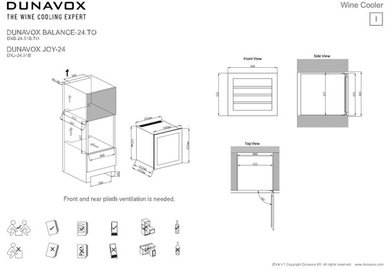 Winiarka Dunavox DXB-24.51B.TO