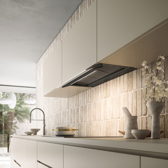 Okap Falmec Virgola Touch No-drop 60 czarny 800 m³/h do zabudowy