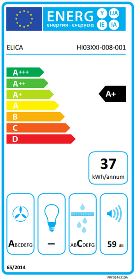 Płyta z okapem Elica NIKOLATESLA SWITCH BL/F/83 czarny (pochłaniacz) PRF0146210A