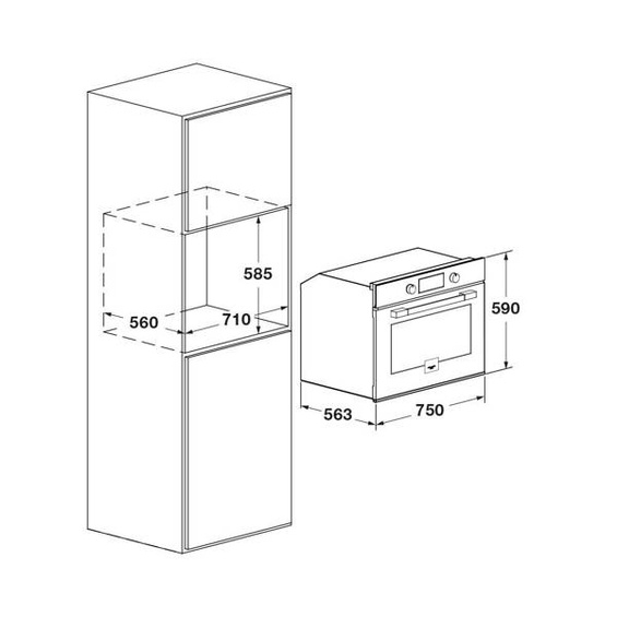 Piekarnik Fulgor Milano FUO 7509 MT MBK