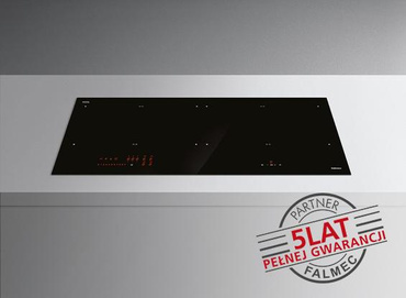 Płyta indukcyjna Falmec Panoramiczna 88 cm w wykończeniu czarny mat