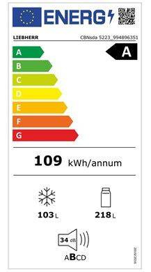 Chłodziarko-zamrażarka Liebherr CBNsda 5223 Plus BioFresh NoFrost 10 lat Gwarancji !!!